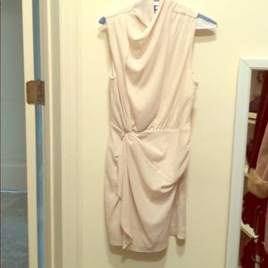 Cream backless dress